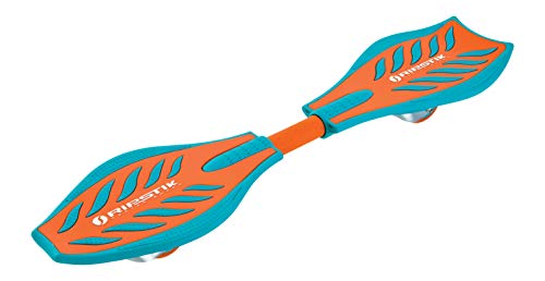 Razor RipStik Brights Caster Board - Smooth Carving Skateboard (Red/Blue, Teal/Orange Variant)