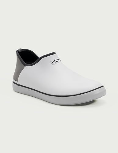 HUK Men's Rogue Wave Waterproof Fishing Shoes 11 White - Sport & Outdoor Gear