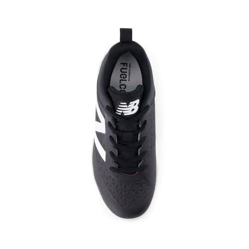 Kids Turf Trainer Shoes 11.5 Wide Black White for Baseball & Sports - New Balance 4040 V8