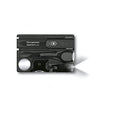 Swiss Pocket Knife with 13 Functions - Multi-Tool Card Lite, Black