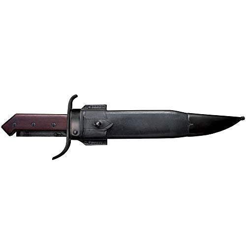 Cold Steel 1917 Frontier Bowie Fixed Blade Knife 12.25" Clip Point, Black Blade with Hardwood Handle