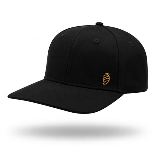 Golden Kocoon E.M.F Cap Hat Black - Bamboo Faraday Fabric Liner for Cell Towers, Bluetooth & WiFi