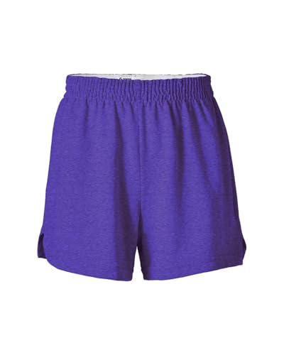 Soffe Women's Cheer Active Shorts - Medium Team Purple Heather