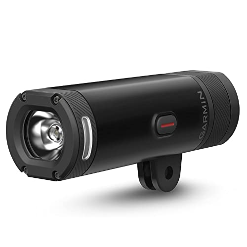 Garmin Varia UT 800 Smart Bike Headlight with Dual Out-Front Mount - 800 Lumens, Daylight Visible