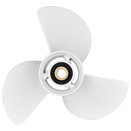 Aluminum Boat Propeller 13.5x15K Fits Yamaha Outboard Engines 60-130HP