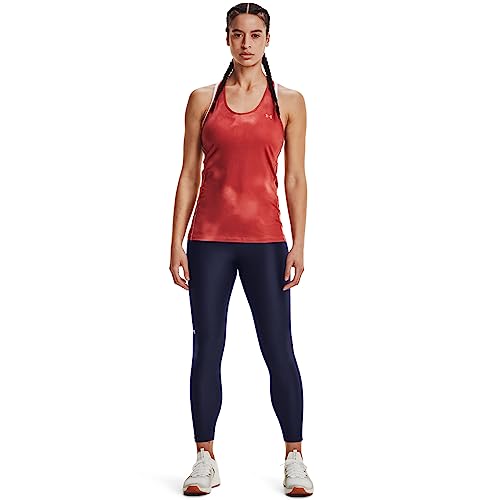 Under Armour Women's HeatGear High Waist Ankle Leggings - Small Midnight Navy/White