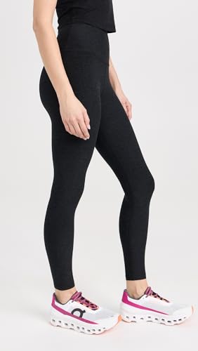 Beyond Yoga Women's Spacedye Caught in The Midi High Waisted Leggings - Darkest Night Medium