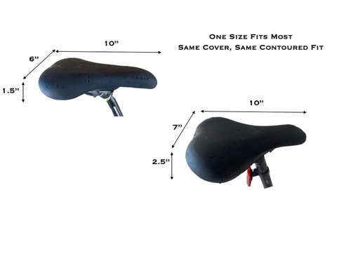 Waterproof Bicycle Seat Cover - Lightweight, Snug-Fit Bike Saddle Cover with Built-in Under-Seat Storage