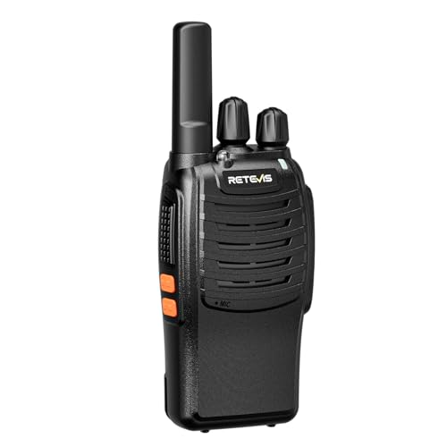2 Pack Rechargeable Walkie Talkies with VOX Flashlight Emergency Alarm - Type C Charging