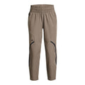 Under Armour Women's Unstoppable Ankle Pants Small Short Taupe Dusk / Black