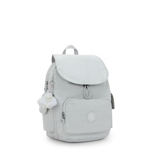 Kipling Women's City Pack Small Backpack - Grey, Lightweight & Water-Resistant - 10.75''L x 13.25''H x 7.5''D
