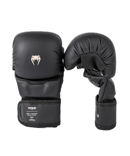 Venum Impact Evo MMA Sparring Gloves - Black, Small