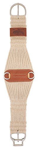 32 Inch Roper Horse Cinch - Mohair Blend Girth with Smart Buckle, Western Riding