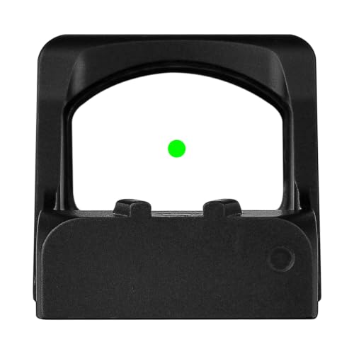 ZULISY 3MOA Green Micro Red Dot Sight for RMR Footprint, 24mm Large Window