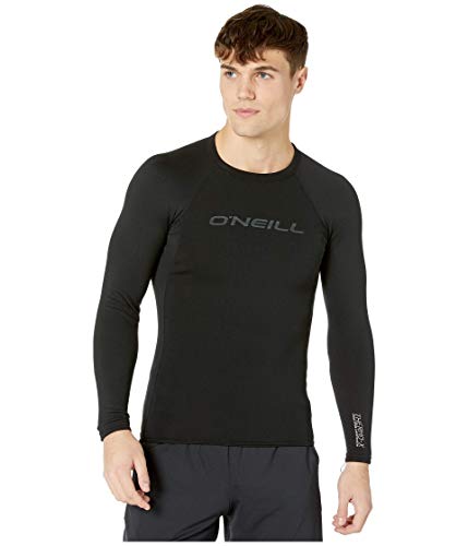 O'Neill Men's Thermo-X UPF 50+ Long Sleeve Rashguard X-Large Black