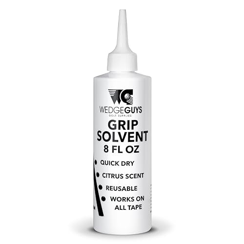 8 Ounce Golf Grip Tape Solvent for Regripping Golf Clubs - Easy Club Repair