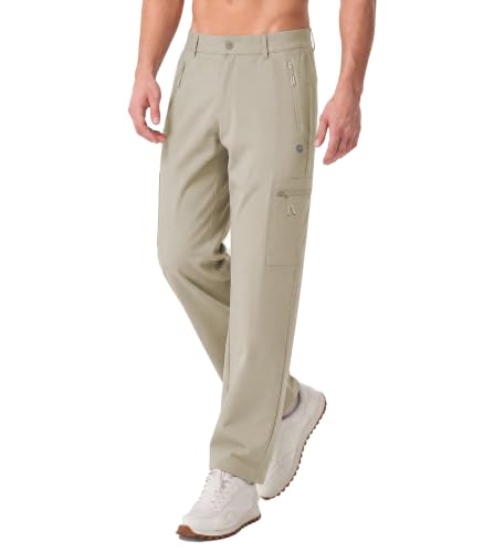 Fioboc Men's XX-Large Sand Golf Pants - Quick Dry Travel & Hiking Trousers