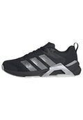 adidas Womens Dropset Control Training Sneakers Black 8.5 Iron & Silver Metallic