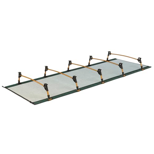 Kelty Lowdown Camping Cot - Lightweight Aluminum Bed Frame, 300 lbs Capacity, Fern Green