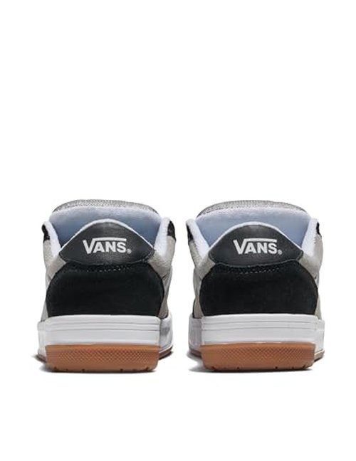 Vans Kids' Hylane Shoe | Puffy Y2K Skate Inspired Fashion Sneakers for Boys & Girls, Black/Drizzle, 5