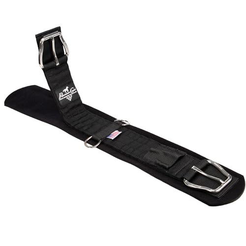30-Inch Professional's Choice SMX Western Horse Cinch Black
