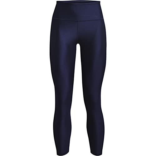 Under Armour Women's HeatGear High Waist Ankle Leggings - Small Midnight Navy/White