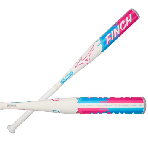 Mizuno Finch Tee Ball Bat - Blue-White 26 Inch Jennie Finch Collection