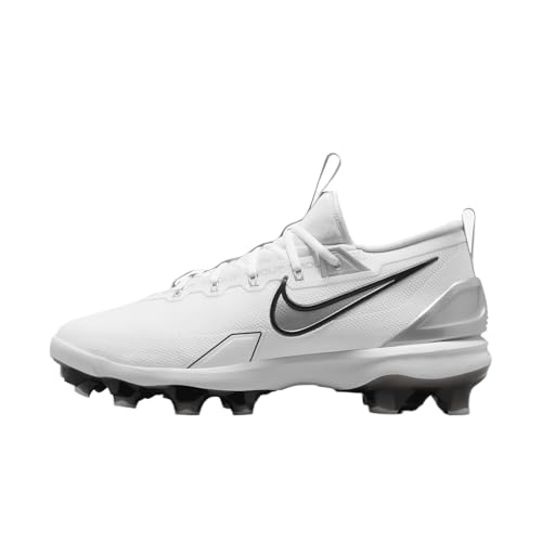 Nike Force Trout 9 Elite MCS Baseball Cleats 10.5 White Black Hemp Summit White/Hemp/Black/Royal Pulse