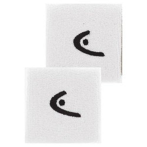 Head 2.5 Inch Tennis Wristband 2 Pack White (White)