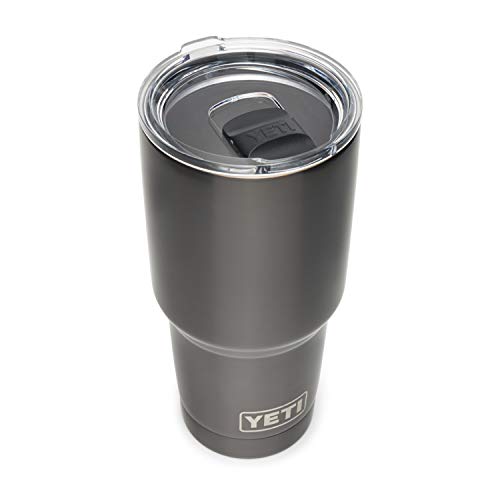 Graphite YETI Rambler 30 oz Stainless Steel Vacuum Insulated Tumbler with MagSlider Lid
