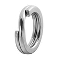 Heavy Duty Stainless Steel Split Ring Fishing Lure Connector - #3 22Lb 6mm 60 Pack Variation 3-22LB