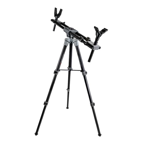 BOG FieldPod Dual-Frame Hunting Tripod with Adjustable Shooting Rest - Lightweight & Durable, Fits Rifles &