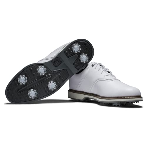 FootJoy Men's FJ Originals Golf Shoes - White/White, Size 9