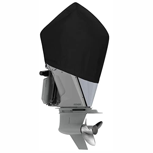 TeBaisea Waterproof Outboard Motor Cover for Mercury 250HP/300HP & 200-300 Pro XS V8 4-Stroke 2018 Model - Heavy Duty, UV & Rainproof