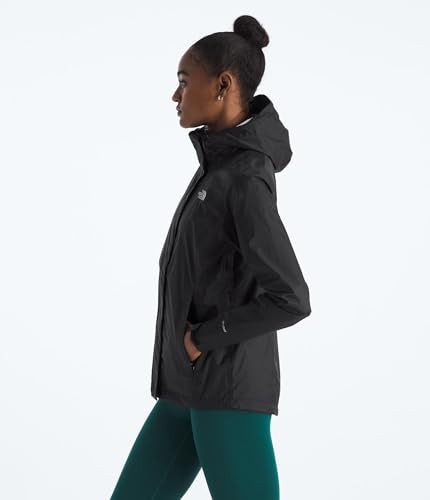 The North Face Women's Venture 2 Waterproof Hooded Rain Jacket - Small, Black