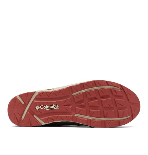 Columbia Men's Bahama Vent Relaxed Boat Shoe - City Grey, Vintage Red 10.5