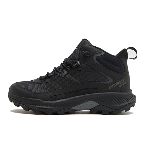 Merrell Men's Speed Strike 2 Mid Waterproof Hiking Shoes - Black 11