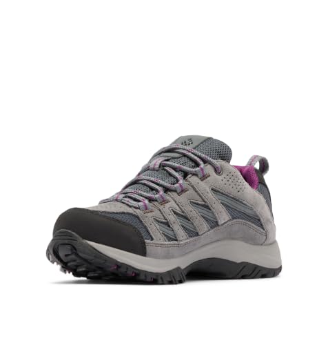 Columbia Women's Crestwood Waterproof Hiking Shoes 10.5 Wide Graphite Wild Iris