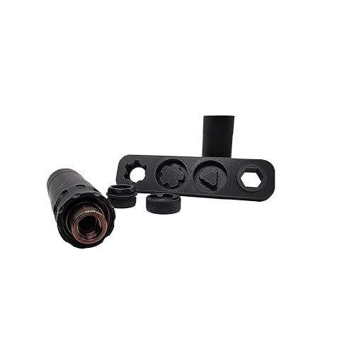 Black Obsidian Suppressor Tool 4-in-1 Wrench for Rugged Obsidian 9 & 45