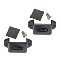 HYS Single Side Radio Car Mount Kit with Screws - Black for Handheld Radios