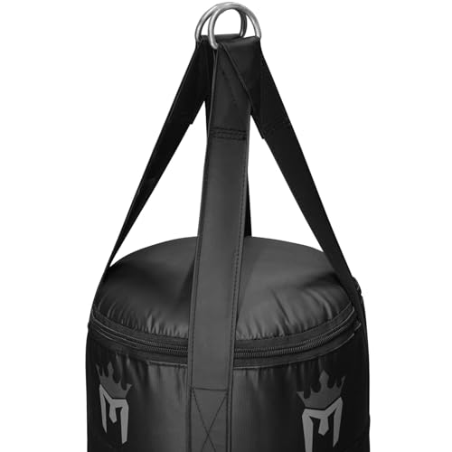Black 100lb Heavy Bag for Boxing MMA Muay Thai - Meister