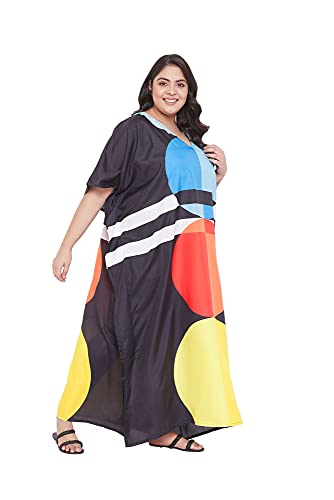 Plus Size Beach Caftan Dress for Women - Summer Maxi Cover Up