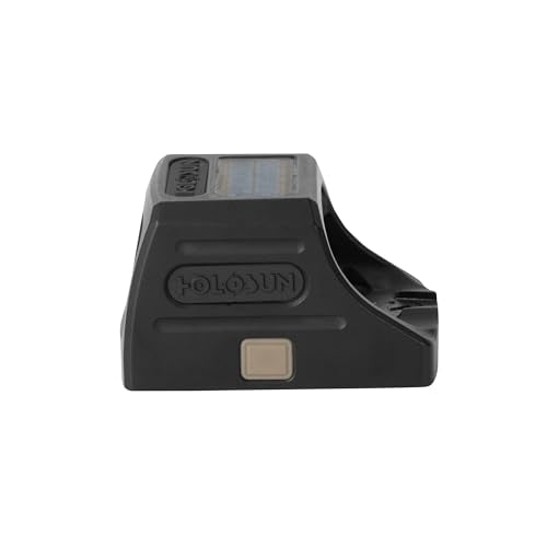 Holosun Green Multi-Reticle Pistol Sight with Solar Charging, Aluminum Enclosed Compact