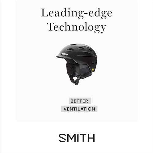 Smith Holt Helmet Matte Black Large - All-Season Ski & Snowboard Helmet