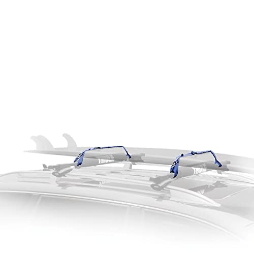 Stretch Bungee Surfboard Tie-Down Straps for Vehicle Roof Racks