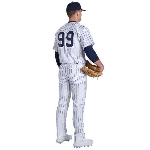 Champro Men's Triple Crown 2.0 Open Bottom Baseball Pants - Medium White & Black