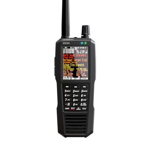 Digital Radio Scanner with GPS - Uniden SDS150 SDR Technology, Weak Signal Performance