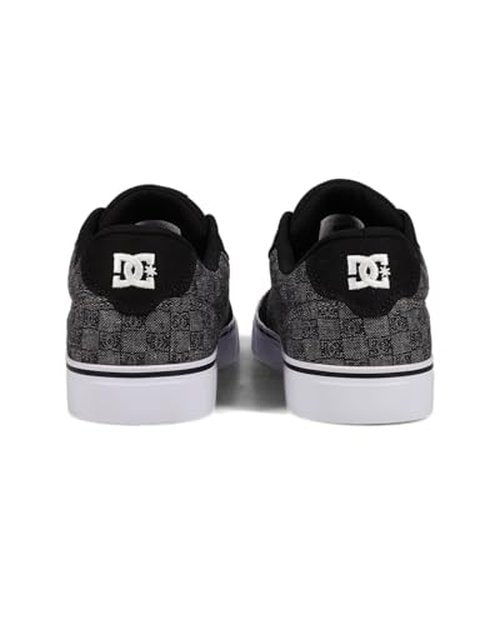 DC Men's Anvil TX SE Skate Shoe, Grey/Black, 8