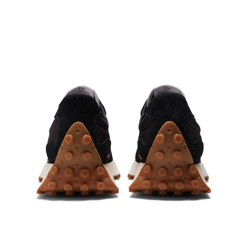 New Balance Women's 327 Sneakers - 9.5 Black White Retro Style