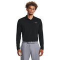 Under Armour Men’s Performance Polo 3.0 Long Sleeve - Large Black